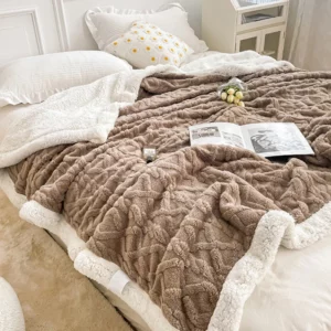 Yommid Plaid Bettdecke Kinder Erwachsene warme Winter decken und wirft Wolle Fleece werfen Schlafs ofa Bettdecke weiche Tages decke